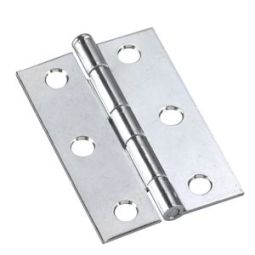Narrow butt hinge - Zinc - 1 5/8" - 2/Pkg
