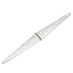 Light Duty Strap Hinge - Zinc - 6"