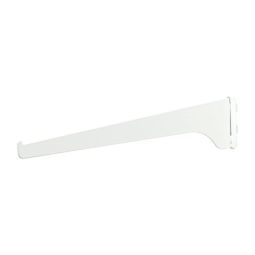 Support de tablette en acier, 16", blanc
