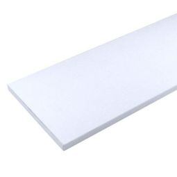 Tablette en mélamine blanc 10X36"
