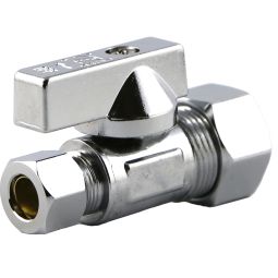 Straight Mini Ball Valve - Compression 5/8 OD x 3/8 OD