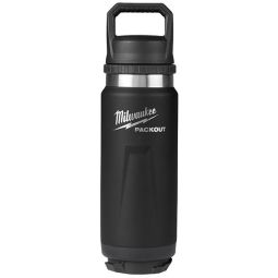 PACKOUT 24oz Insulated Bottle with Chug Lid  - Black