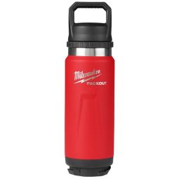 PACKOUT 24oz Insulated Bottle with Chug Lid - Red