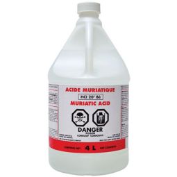Acide muriatique Azur pour piscine, 4 litres