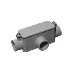 Raccord d'accès, rigide, type T, en PVC 1/2"