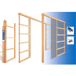 Porte escamotable 26" pré-assemblée