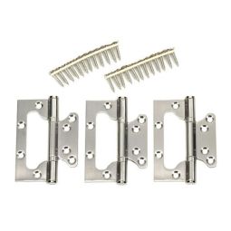 Stainless Steel Door Hinge - 3-Pack