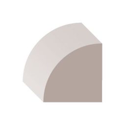 Primed Finger Jointed Pine Quarte Round 11/16" x 11/16" x 8'