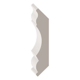 Primed MDF Ogee 5/8" x 3-5/16" x 8'