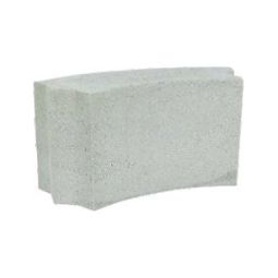Concrete Block For Round BBQ Fireplace Grey