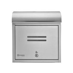Boite aux lettres murale avec verrou en acier inoxydable 15"x14"