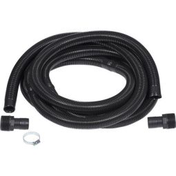 Boyau de vidange 1-1/4"-1-1/2" X 24' noir