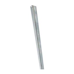 Drywall Metal J Trim - Galvanized Steel - Silver - 10-ft L x 5/8-in W