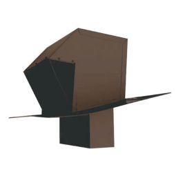 Brown 3 1/4" x 10" Galvanized Steel Roof Exhaust Trap