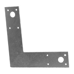 Attache en L en acier de 1 1/2" x 6" x 6"