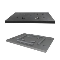 Ensemble de plaques d'appui, 3 1/2" x 5 1/4" x 3 gauge