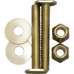 Brass Toilet Bolts 5/16x2¼ - 2 Per Pack