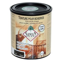 Teinture hybride - 946ml - Ébène -Mat atténué