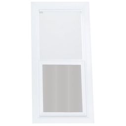 Sliding Shed Window PVC 17" x 35" - White