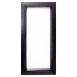 Fixed Shed Window - Black - 17" x 35" x 2.5"