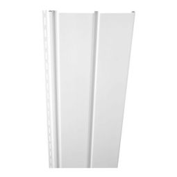 VINYL D5 Vertical Mitten siding 10" x 12' WHITE