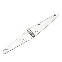 STRAP HINGE L.D.4" STAINLESS