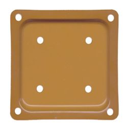 Plaque d'assise ancrage 4"x 4", cèdre