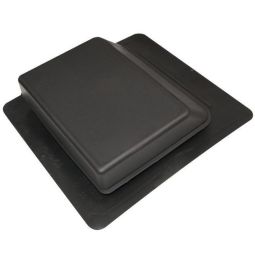 Slantback Steep Roof Vent 17 1/4" x 18 1/4" -Black