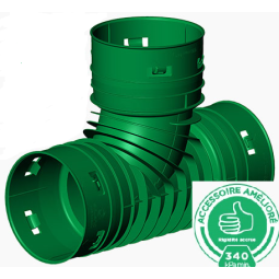 Drainage TEE-Y PE 4"