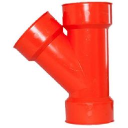 45dg Y Drainage PE 4"