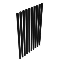 Black Aluminum Round Baluster 40" - Pack of 10