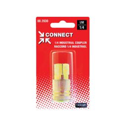 Raccord rapide 1/4 industriel en acier 1/4 (F) NPT