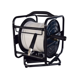 Manual Hose Reel With 1/4 I.D. 100 ft. Polyurethane Hose
