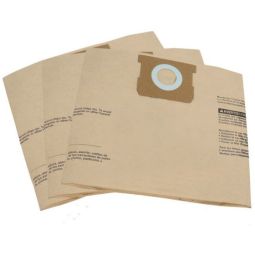 Sacs-filtres d'aspirateur eaux et poussières 4/8 gallons en papier brun (3)