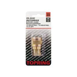 1/4 Industrial Brass Quick Coupler 1/4 (F) NPT