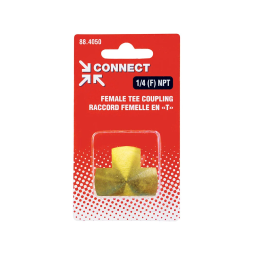 Brass Tee Union 1/4 (F) NPT