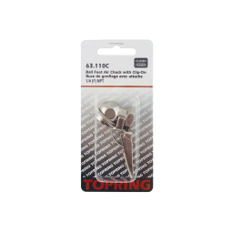 Buse de gonflage à base hexagonale avec clip 1/4 (F) NPT