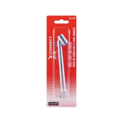 Buse de gonflage en zinc à pied jumelé 1/4 (F) NPT