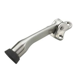 DOOR HOLDER FL.DOWN 5" BRU.NKL