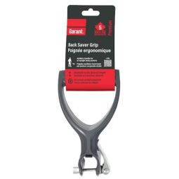 Grey Poly Snow Shovel with Ergonomic D-Handle
