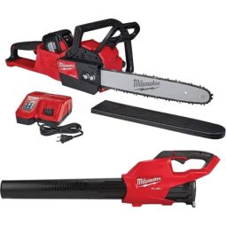 16 in. 18-Volt Lithium-Ion Brushless Cordless Chainsaw w/M18 FUEL Blower Kit