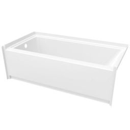 Interflo Alcove Bathtub in Acrylic 60 x 30 x 18" with Leftside Drain - White