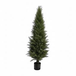 5-Foot Artificial Outdoor Potted Cedar