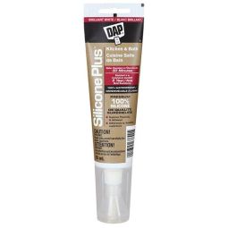 Scellant au silicone blanc, cuisine et salle de bains Silicone Plus DAP, 83ml