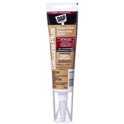 Scellant au silicone transparent, cuisines/salle de bains SiliconePlus, 83 ml