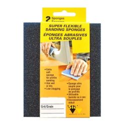 Medium Abrasive Sponge 4" X 4-3/4" X 1/2"