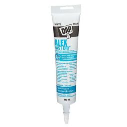 Calfeutrant au latex acrylique avec silicone blanc Alex Fats Dry DAP, 162 ml