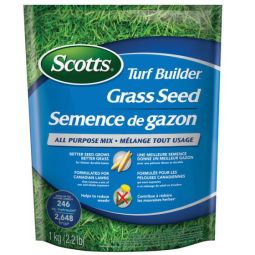 Semence de gazon Turf Builder de Scotts mélange tout usage, 1 kg