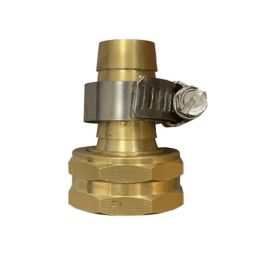 PRO flow 5/8-in Brass Female Hose Connector Replacement - Hose Clamp Included