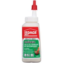 Colle à bois à l'épreuve des intempéries, 400 ml